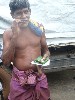 Man chewing betel nut