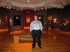 Stomberg in one of the WCMA galleries which he helped to reinstall.