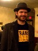 Happily wearing the TransCultural Exchange T-shirt.