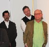 Mugar attending the discussion at Acme Gallery in Boston.