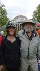 Public Artist Mags Harries and Cyberarts Festival Director George FiField