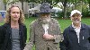 MIT Museum Curator Seth Riskin, Otto Piene and light artist Alejandro Sina