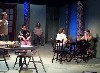 A bare pipe setting for Main Street Stage&rsquo;s The Seagull.