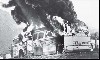 Burning Bus in Anniston, Alabama in 1961