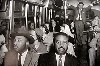 Rev. Martin Luther King and Rev. Ralph Abernathy (front row) Joining the Freedom Riders