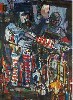 King of Kings a painting by Zero Mostel.