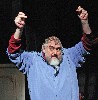 With the signature comb over Jim Brochu snorts and bellows his way through Zero Mostel.