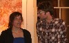 Bridget and Wes on the verge of one more riff...