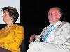 Landesmann with NEFA chair Rebecca Blunk whose organization co hosted the MoCA conference.