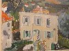 Nejad Devrim, Collioure Landscape 1954 Oil on canvas