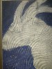 Omer Uluc, Goat 1991 Acrylic and silver gild on paper
