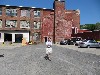 Joe Finnegan during a morning meeting at the Blackinton Mill in North Adams.