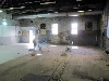 Painting a floor off the welding studio.