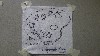 Drawing by Sidewalk Sam in Men&rsquo;s room at MFA.