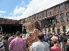 The inner court yard was busy.