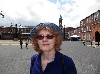 Astrid Hiemer arriving for a second day of the Solid Sound Festival.