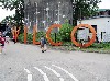 Spelling out Wilco near Joe Thompson Field.