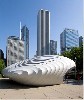 Zaha Hadid’s Burnham Multimedia Pavilion in Chicago, 2009, Image courtesy of Zaha Hadid Architects © Michelle Litvin