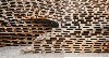 Detail View of Pallet Pavilion For World Cup Skiing By Matthias Loebermann, Oberstdorf, Germany, 2005