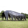 The Black Cloud by Heather Peak and Ivan Morison, 2009,  Vistoria park, Bristol, U.K., photo credit: Wig Worlland