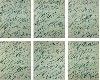Lithographs based on Paintings by Cy Twombly, 1971