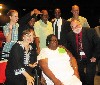 Ann surrounded by the Barrington crew who brought her story to life. 