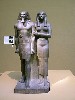 The slate sculpture of King Mycerinus and His Queen in the MFA was originally painted.