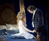 The Vicomte de Valmont (Graham Rowat) wagers that he can seduce the virtuous Madame de Tourvel (Amy Decker).