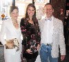 The creative team of Amy Powers, left, Megan Cavallari and David Topchik. Giuliano photos. 