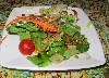 A side salad comes with the dinner. 