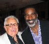 Lewis with ART veteran actor Jeremy Geidt. 