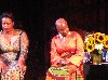 Reeves and Kidjo listen to Wright. 