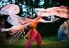 Performing in a garden