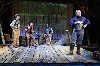 The scoundrels board the raft.