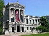 Traditional Huntington Avenue Entrance of the Museum of Fine Arts was reopened in 2009.