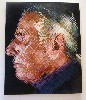 This Chuck Close portrait of the artist Paul Cadmus is not among his best works.