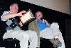 Lawson presents an award to Brian Dennehy. Giuliano photo.