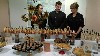 Chef Kathey St. John-Richard (far right)and her associates survey the presentation...