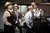 A musical interlude from men in straw hats.