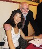 Kelly with the Festival organizer Ed Bride.