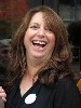 Gaylen Ross the director of Caris&rsquo;s Peace was having a good time at the screening. 