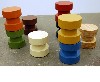 JEB JONES, Spools, 2011 hand-tooled American hardwood and VOC-free paint, 15 x 14 x 14” / 20 x 14 x 14”
