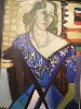 Eren Eyuboglu, Portrait of a Woman in Blue Dress