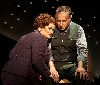 As the end nears, Lady Macbeth (Carter Scott) and Macbeth (Daniel Sutin) huddle. Erik Jacobs photos.