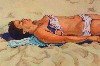 Elizabeth Sleeping, a painterly pastel.
