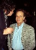 Charlie McKenzie chats with record distributor Gerry Brenner. 