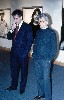 Ross with Richard Avedon during his ICA exhibition. 