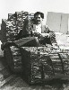 Ross stretching out on a Frank Gehry chaise from one of his early ICA exhibitions. 