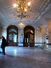 In the lobby.
