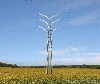 A finalist, Flower Tower by Gustafson Porter with Atelier One, and Pfisterer. A sculptural form that is technically inventive and feasible, it is made from painted Galvanised Steel